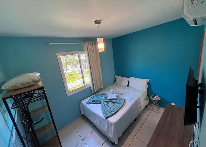Apartamento Frente Piscina Térreo no Palm Village em Porto de Galinhas - Eco11